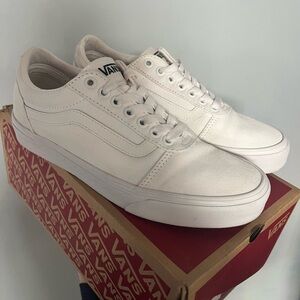 Vans White Canvas Sneakers